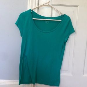 LOFT teal top!